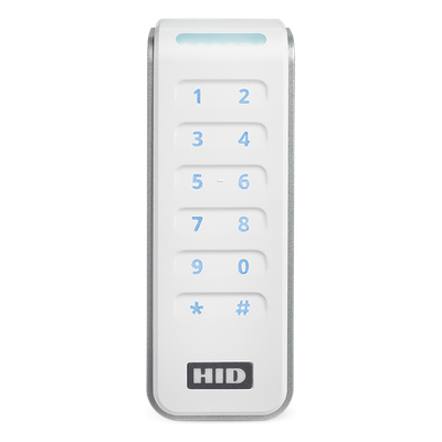R20KFW - Hid Lector de Control de Acceso / Multitecnología SEOS, iCLASS, MIFARE DESFire EV2 / Teclado