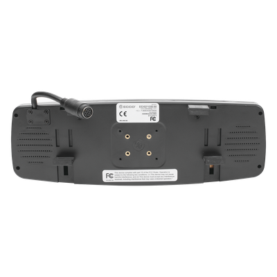 EC4210BK - Sistema alámbrico de reversa con cámara y monitor de 4.3 pulgadas, Incluye cámara para placa de 170°