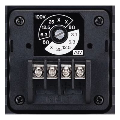 VS4 - Altavoz de Montaje en Pared / 2 Vías / Woofer 4 pulgadas / Tweeter 1 pulgada / IPX3 / 70/100V y 8 Ohms / Par