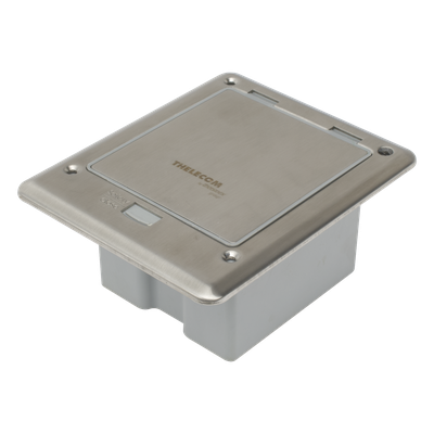 TH-MCRA - Caja de Piso / IP66 Cerrada / 120 kg Carga / 17.4x14.3x8 cm / Aluminio / TIA/EIA
