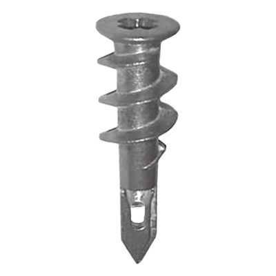 TPD-ZINC - Taquete Metálico Autoperforable / Zinc / 22 kg Capacidad / 8 x 1 1/4" / Paneles de Yeso