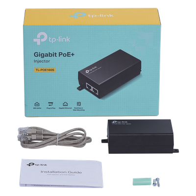 TL-POE160S - TP-Link TL-POE160S adaptador e inyector de PoE Gigabit Ethernet