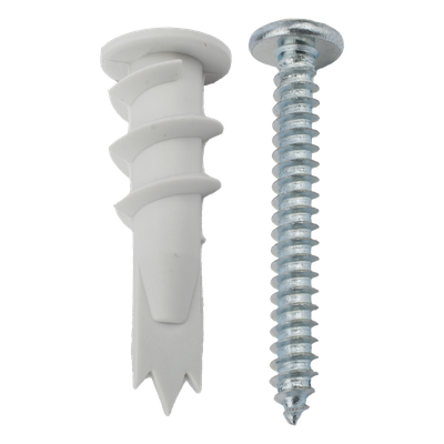 TH-TAP-38 - Taquete auto-perforable / 5 kg carga / Poliamida con fibra de vidrio / -40°C a +80°C / 100 piezas
