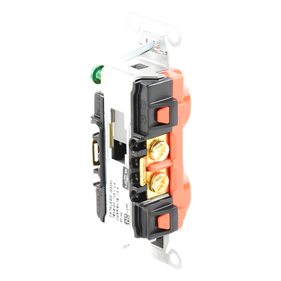 HUB-IG-5252 - Hubbell Contacto Dúplex / 15A 125V / 2 Polos 3 Hilos HUB-IG-5252
