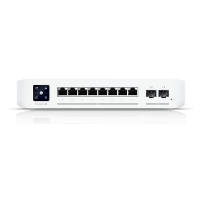 USW-ENTERPRISE-8-POE - Switch Ubiquiti USW Enterprise 8 Puertos PoE 802.3at, 2.5 GbE, 2 Puertos 10G SFP, Capa 3 Administrable