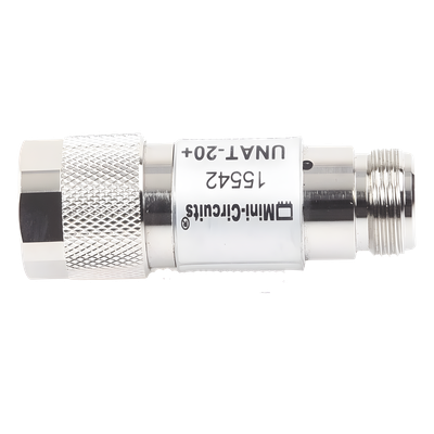UNAT-20 - Atenuador en Línea / 20 dB ±0.3 dB / 0.5 W / DC-6 GHz / Conectores N Macho-Hembra / 50 Ω
