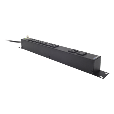HTCM-1U - LinkedPRO HTCM-1U unidad de distribución de energía (PDU) 8 salidas AC Negro