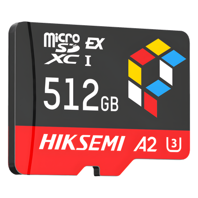 HS-TF-G3-PRO/512G - Tarjeta microSD Express / 512 GB / 900 MB/s Lectura / 620 MB/s Escritura / PCIe Gen 3x1 + NVMe / U3 A2 EX / -25°C a 85°C (-13°F a 185°F)