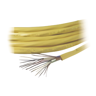 2196-1002 - Carrete de Cable de 305 Metros (1000 Pies) / Color Amarillo / Compuesto por 6 x 22 AWG blindado, 4 x 18 AWG, 4 x 22 AWG, y 2 x 22 AWG / Para Aplicaci