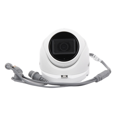 E8-TURBO-G2/A - AUDIO POR COAXITRON / Domo TURBOHD 2 Megapixel (1080p) / Gran Angular 106° / Lente 2.8 mm / 20 mts IR EXIR / Exterior IP66 / 4 Tecnologías / dWDR / Metal