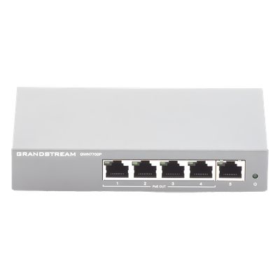 GWN7700P - Grandstream Networks GWN7700P dispositivo de redes No administrado Gigabit Ethernet (10/100/1000) Energía sobre Ethernet (PoE) Negro