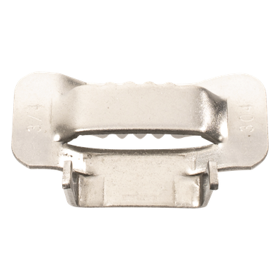 LP-SSBT-34 - Hebilla de Acero Inoxidable / 3/4" / 100 Piezas / Compatible ADSS / Mini-ADSS / Figura 8