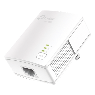 TLPA7017KIT - Kit Adaptador Powerline / Gigabit Ethernet 1000 Mbps / HomePlug AV2 / Alcance 300 m (984.2 ft) / Plug and Play / 1 Puerto RJ45 / Ultra Compacto