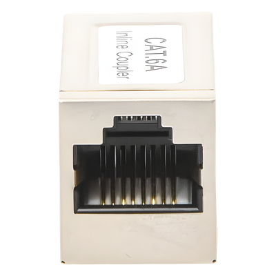 LP-KJ-6A-47 - Acoplador STP / Cat6A / RJ45 Hembra a Hembra / Blindado / 2 Puertos / 10GBase-T