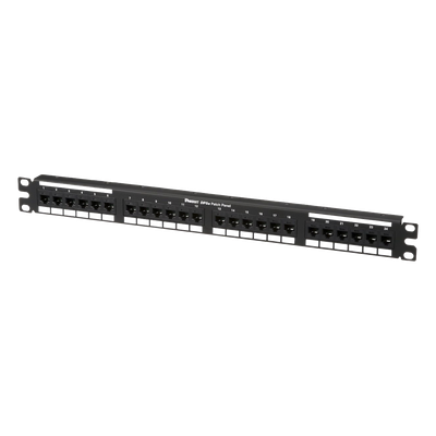 DP245E88TGY - Panel de Parcheo de Impacto / Categoría 5e / 24 Puertos / 1UR / 19 Pulgadas / PoE 100W / T568A/B