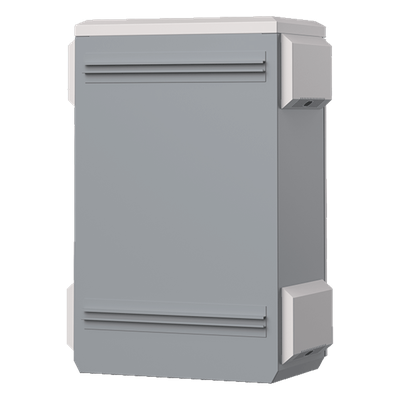 WI-IOTBOX03-V3 - Gabinete de Protección IP55 / Acero SPCC / 380 x 660 x 240 mm / Rieles DIN / Montaje Vertical u Horizontal / 4 Placas Laterales Externas