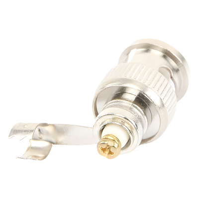 TT-RG-93 - Conector BNC Macho / 75 Ohm / Base de Alivio PVC / Níquel-Oro-PTFE / RG-59 / 55 mm Longitud