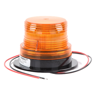 22025002 - Estrobo ámbar FIREBOLT PLUS de tecnología LED, 12-72 Vcc