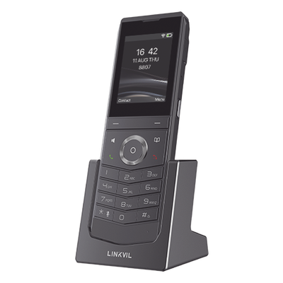W611W - Teléfono IP Wi-Fi Portátil / Wi-Fi 6 Dual Banda / IP67 / Bluetooth 5.0 / Batería 1900 mAh / Pantalla 2.4''