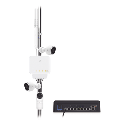 USW-FLEX - Ubiquiti UniFi USW‑FLEX Gestionado L2 Gigabit Ethernet (10/100/1000) Energía sobre Ethernet (PoE) Bl