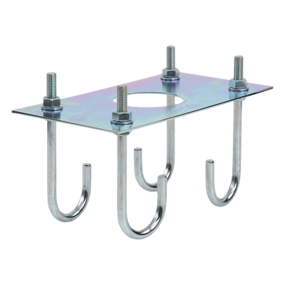 490073 - Base de anclaje / Barrera vehicular / Compatible FAAC 615 490073