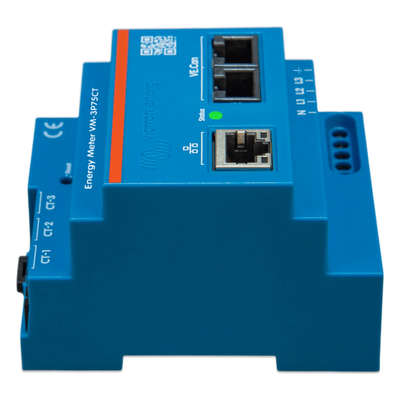 VM3P75CT - Contador de Energía Trifásico / 75 A / 3 Fases / Ethernet y VE.Can / Actualización 100 ms / Transformadores CT Incluidos