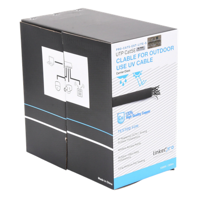 PRO-CAT5-EXT-LITES - LinkedPRO PRO-CAT5-EXT-LITES cable de red Negro 305 m Cat5e U/UTP (UTP)