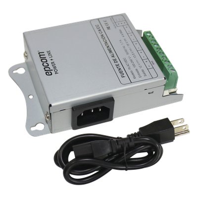 PL-4C-15DC - Epcom Powerline Fuente de Poder Metálica / 4 Canales / Voltaje Ajustable 12/13.5/15 Vcc