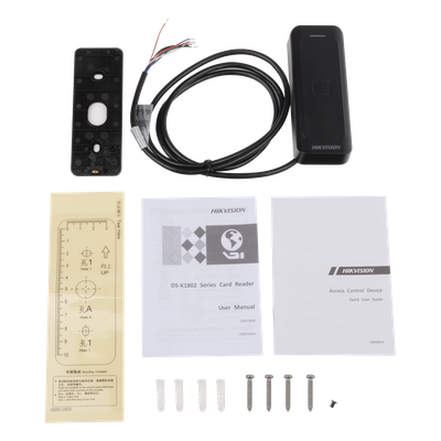 DS-K1802E - Hikvision Lector de Tarjetas PROX EM / Exterior IP65 / Wiegand W26/W34 DS-K1802E
