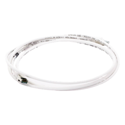 ZM6A-S07-02B - Patch Cord Cat6A S/FTP / 2.13 m (7 ft) / CM/LS0H / Blindaje S/FTP / PCB Interno / UL2043 / Blanco