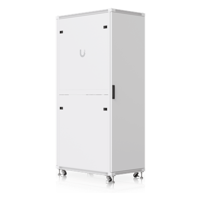 UACC-RACK-42U-1000-G - Gabinete Rack de Piso / 42U / 600 x 1000 mm (23.6 x 39.4') / Carga 800 kg (1763.7 lb) / Ventiladores con Sensor Térmico / Puerta Vidrio Templado / Ruedas Bloqueables