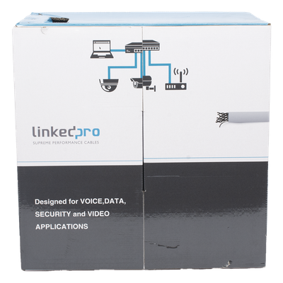 PRO-CAT-5E-V2 - Linkedpro By Epcom Bobina de Cable / Cat5e / 305 m (1000 pies) PRO-CAT-5E-V2