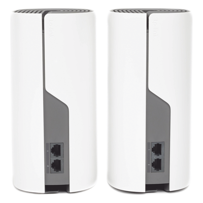 DECOE4-2PACK - TP-Link Deco E4 (2-pack) sistemas wi-fi mesh (wi-fi en malla) Sistema de malla Blanco, Gris LAN, WLAN Interno