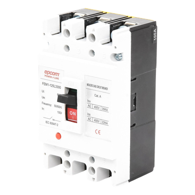 FEM11253P100A - Epcom Powerline Interruptor Térmico 3P / 100 A / 690 V CA FEM11253P100A
