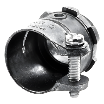 ANC-FXR-12 - Anclo Conector Recto para Tubo Flexible / 1/2" (13 mm) / Diámetro 27 mm ANC-FXR-12