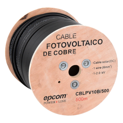 CBL-PV-10B/500 - Epcom Powerline Cable Fotovoltaico / 6 mm² (10 AWG) / 500 m (1640.4 ft) CBL-PV-10B/500