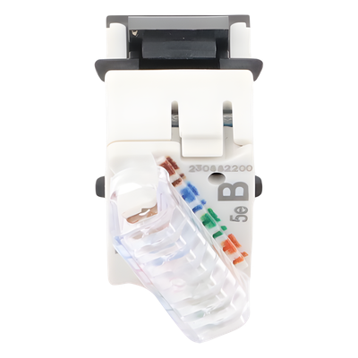 U5-K01NS - Jack Keystone / Cat5e UTP / Terminación 110 / T568A-B / -10°C a 60°C / UL94 V-0