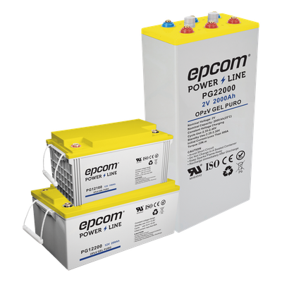 PG12100 - Epcom Powerline Batería de Gel OPzV / 12 V / 100 Ah PG12100
