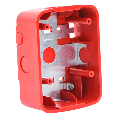 SBB-SPR-L - System Sensor Caja de Montaje en Pared y Techo / Para Bocina y Bocina con Estrobo / Color Rojo
