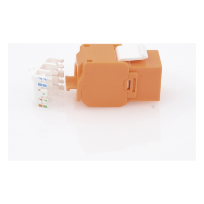 LP-KJ-6A-04 - Módulo Jack Keystone / Cat6A / RJ45 / Sin Blindaje / 750 Conexiones / UL94V-0
