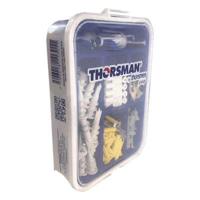 TH-KIT-FY - Kit de Fijación para Yeso y Tabique Hueco / 91 Piezas / Carga 5-30 kg (11.02-66.14 lb) / Temperatura -50°C a 80°C (-58°F a 176°F) / Interiores