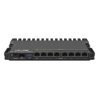 RB5009UPR+S+IN - Mikrotik RB5009UPR+S+IN router 2.5 Gigabit Ethernet, Gigabit Ethernet Negro