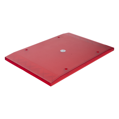 Z67DMR - Domo Central de Reemplazo / Policarbonato / Color Rojo / Compatible con Barra X67