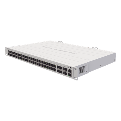 CRS354-48G-4S+2Q+RM - CRS354-48G-4S+2Q+RM, Switch 48 GbEth, 4 SFP+ de 10G y 2QSFP+ de 40G