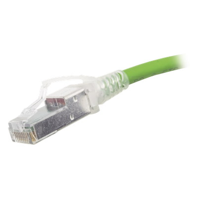 ZM6A-S07-07B - Patch Cord / Cat6A S/FTP / CM-LS0H / 2.13 m (7 ft) / Verde / Bulk