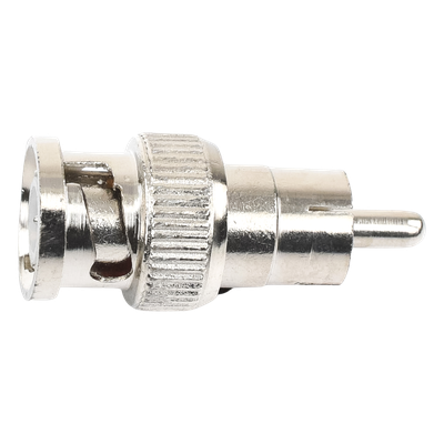 TT-RG-01 - Adaptador en Línea / BNC Macho a RCA Macho / 75 Ohm / 13.9x35 mm / RG-59 y RG-6