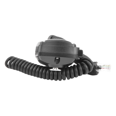 TXY221 - Micrófono para Radio Móvil / Conector 8 Pines / IP54 / Cable PU con Kevlar / 40 kg Resistencia / PTT con Guantes
