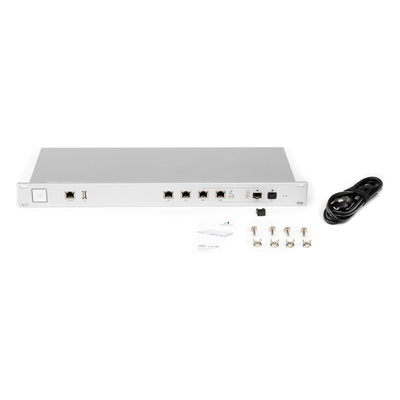 USG-PRO-4 - Ruteador UniFi para medianas y grandes empresas con funciones de firewall, soporta balanceo de carga y Fail Over entre 2 WAN