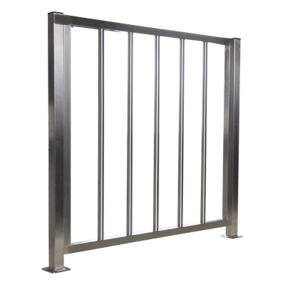 XD-100-MC - Puerta de Medio Cuerpo / Acero Inoxidable / 100 cm (3.3 ft) Ancho / 90 cm (2.9 ft) Alto / Control de Acceso