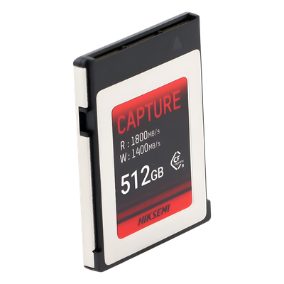 HS-CFE-E300/512G - HIKSEMI by HIKVISION Memoria CFexpress Tipo B / 512 GB / 1800 MB/s Lectura HS-CFE-E300/512G